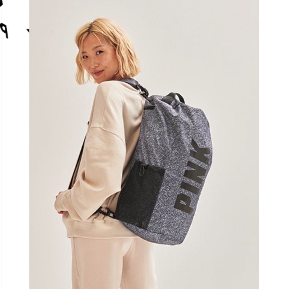 NWT: PINK CAMPUS CONVERTIBLE DUFFLE